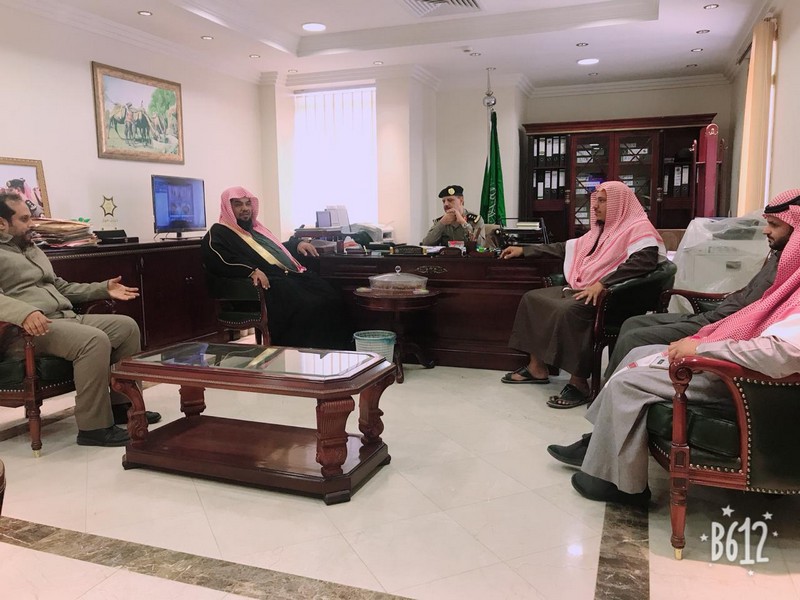 مدير عام فرع هيئة الأمر بالمعروف بالشمالية يتفقد هيئة محافظة رفحاء