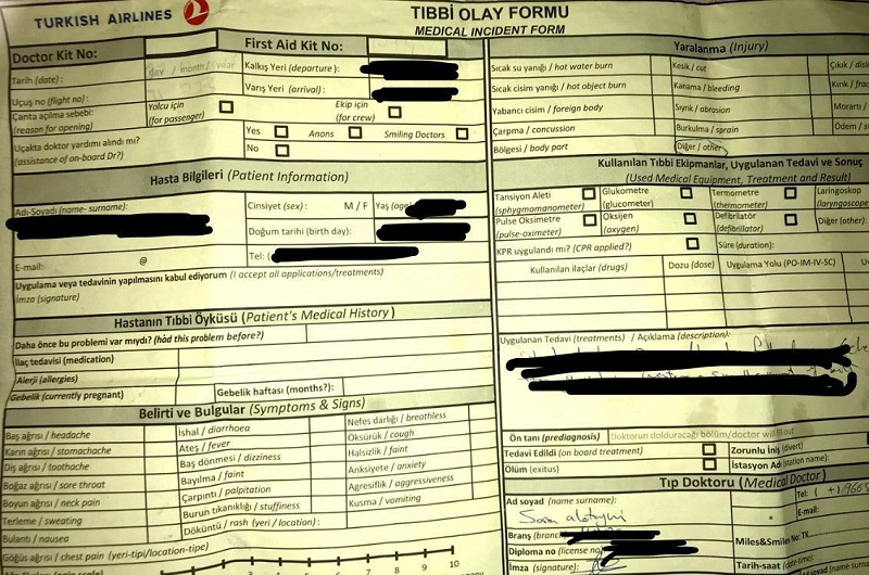 ابنة عرعر الدكتورة سارا بنت محمد داوود العطيوي تساهم بإنقاذ حياة مواطن كويتي على رحلة الخطوط التركية، والسلطات التركية تشيد بموقفها