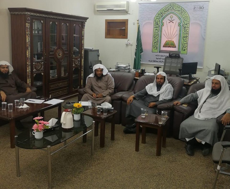 مدير الشؤون الإسلامية بالشمالية يزور طريف ويترأس لجنة اختبار الخطباء