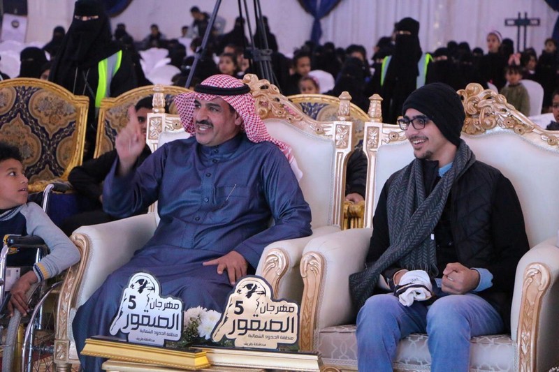 مهرجان الصقور بطريف يدخل البهجة على ذوي الهمم