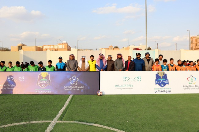 تحت إشراف الهيئة العامة للرياضة انطلاق دوري المدارس لكرة القدم بتعليم الشمالية