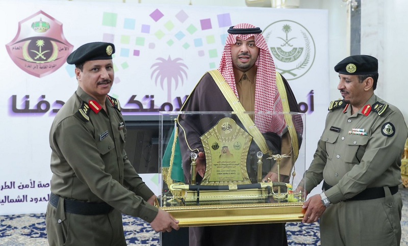 أمير الحدود الشمالية يستقبل قائد قوة أمن الطرق بالمنطقة