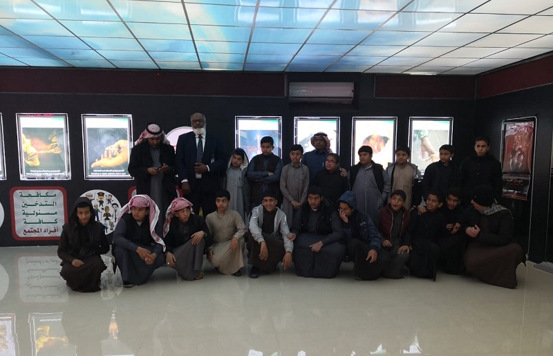 أمانة اللجنة الوطنية لمكافحة التبغ بصحة الشمالية تقيم دورة توعوية للطلاب عن التدخين وطرق الوقاية منه