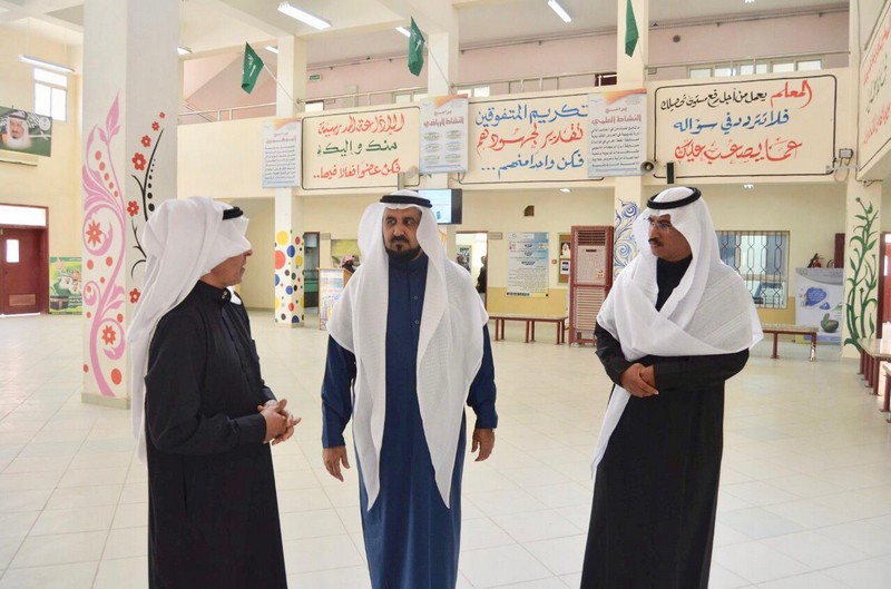 مدير عام التعليم بالشمالية يتفقد متوسطة صهيب الرومي ويطلع على الاستعدادات للاختبارات الدولية والوطنية TIMSSKAs