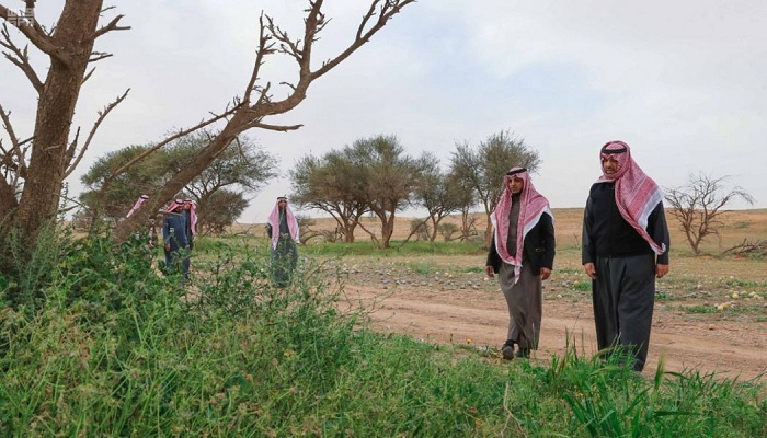 أمير الحدود الشمالية يتفقد محمية الإمام تركي بن عبدالله