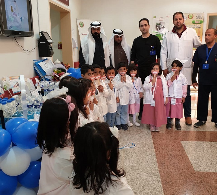 أطفال منسوبي وزارة الداخلية يزورون عيادات قوى الأمن ويشاركون بفعاليات الأسبوع الخليجي لصحة الفم والأسنان