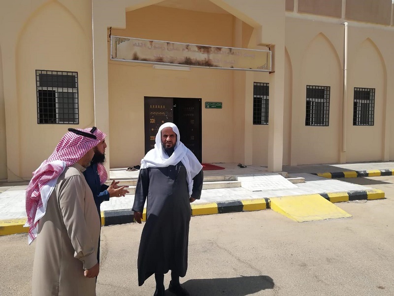فضيلة المدير العام يقف على تجهيزات جامع الأمير سلطان بن عبدالعزيز بمدينة عرعر
