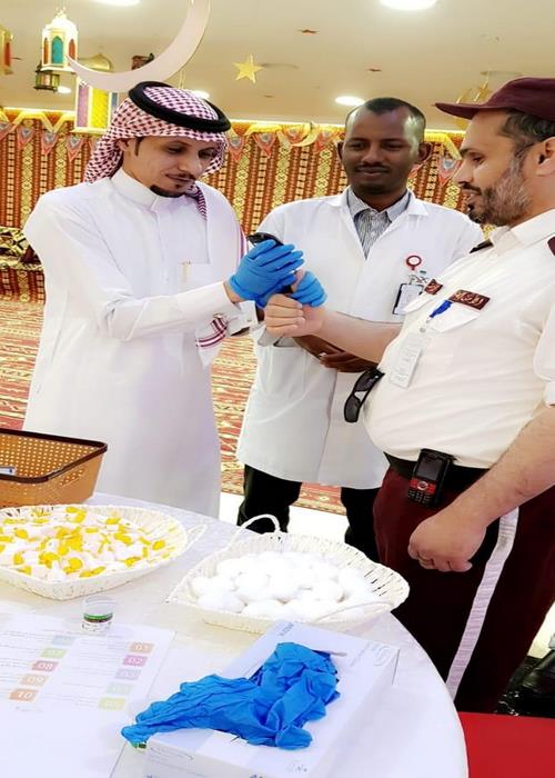 مركز الغدد الصماء والسكر بعرعر يقوم بمبادرة بعنوان “رمضان بالصحة اجمل “