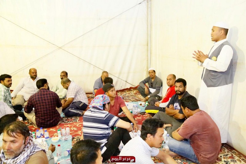 بالصور .. كلمات و دروس يومية في مقر مشروع أجران لإفطار الصائمين بمحافظة رفحاء