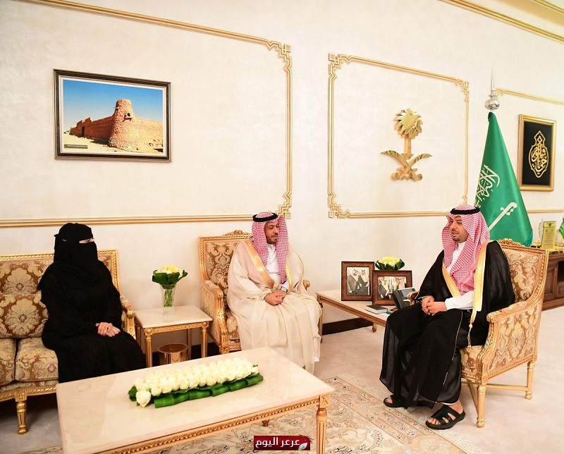 أمير الحدود الشمالية يستقبل أمين المنطقة ورئيسة البلدية النسائية