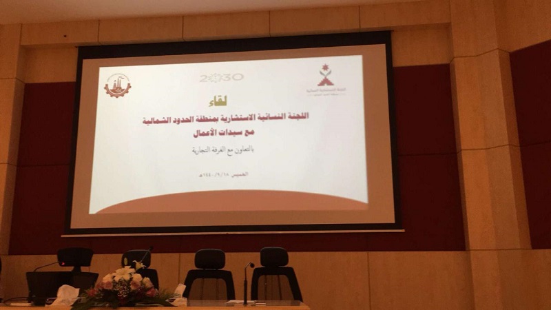 اللجنة النسائية الاستشارية بالحدود الشمالية تعقد لقاء مع سيدات الأعمال بالمنطقة