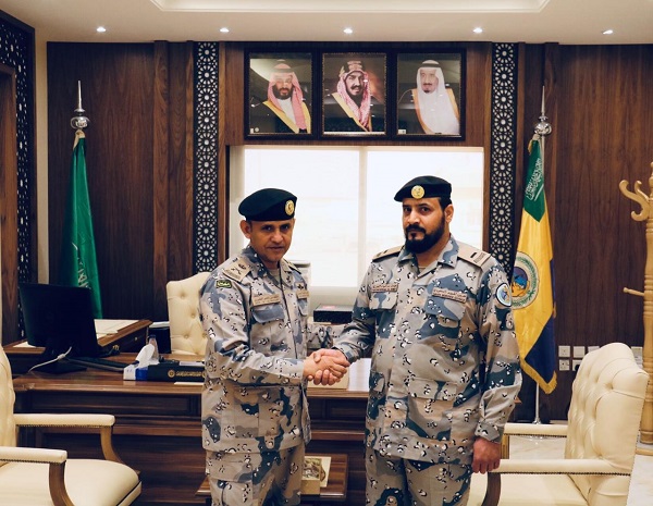 ترقية الرقيب أول حسن كميان العنزي إلى رتبة رئيس رقباء