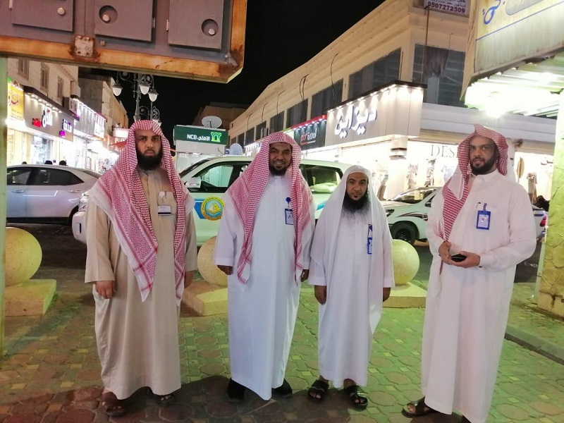 مدير عام هيئة الأمر بالمعروف بمنطقة الحدود الشمالية يقوم بجولة ميدانية تفقدية