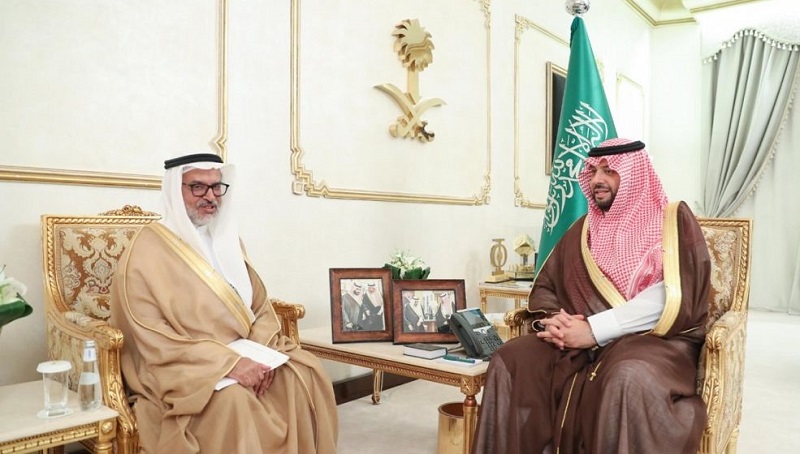 الأمير فيصل بن خالد بن سلطان يستقبل مدير جامعة الحدود الشمالية