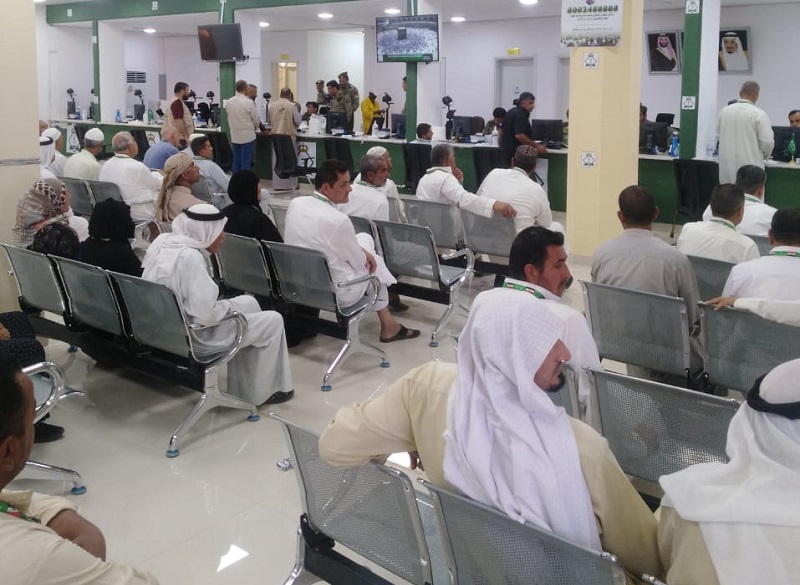 منفذ جديدة عرعر يستقبل الدفعة الثانية من ضيوف الرحمن