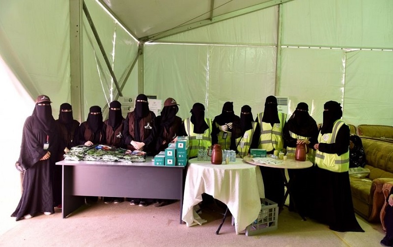 500 متطوع ومتطوعة يسهمون في خدمة حجاج بيت الله الحرام في جديدة عرعر