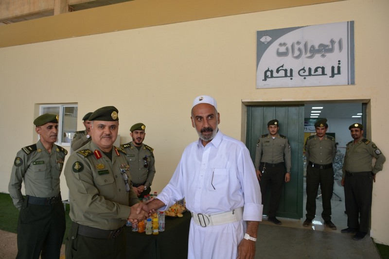 منفذ جديدة عرعر يستقبل الدفعه الأولى من الحجاج المغادرين