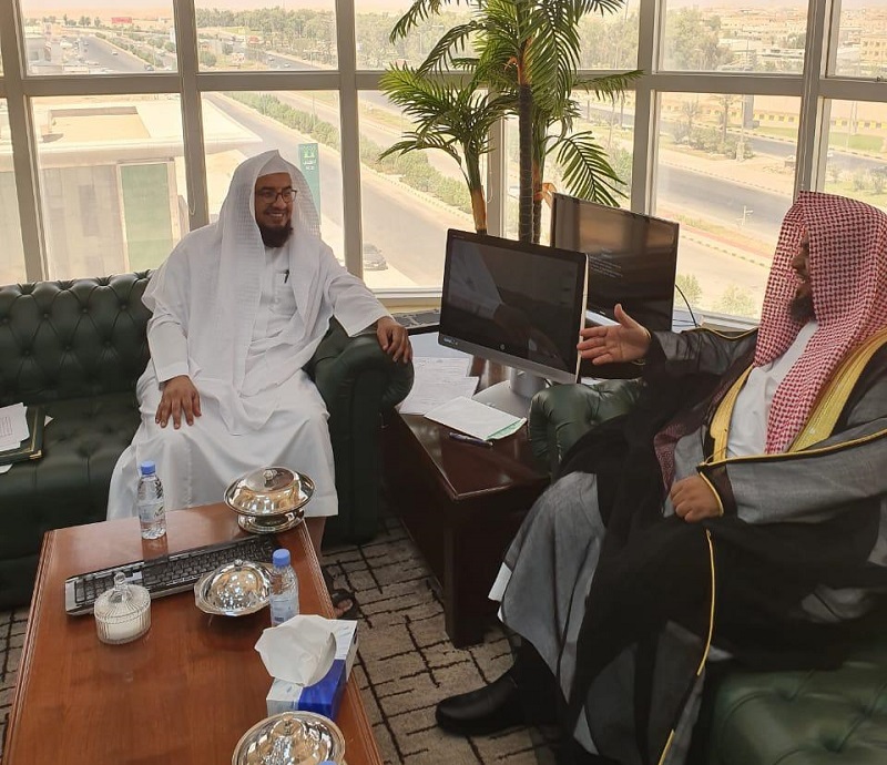 مدير عام فرع الرئاسة العامة لهيئة الأمر بالمعروف بمنطقة الحدود الشمالية يزور رئيس محكمة الاستئناف بعرعر