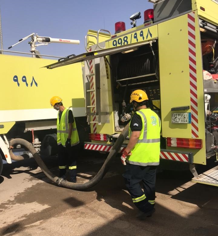 خطة إخلاء لفرضية حريق بدار الملاحظة الاجتماعية بعرعر