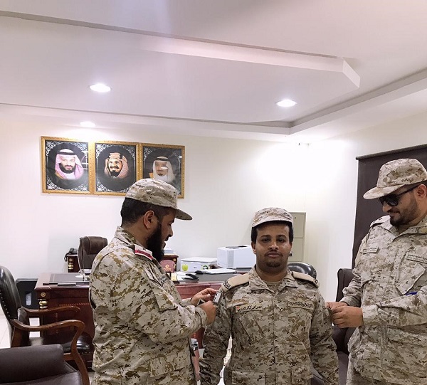 ترقية السحلان إلى رتبة رقيب في القوات البرية