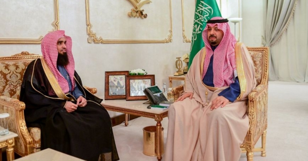 سمو أمير منطقة الحدود الشمالية يستقبل رئيس المحكمة الجزائية