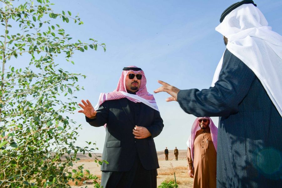 سمو الأمير فيصل بن خالد بن سلطان يدشن المرحلة الثانية من مشروع تأهيل وادي عرعر بيئياً وتنموياً