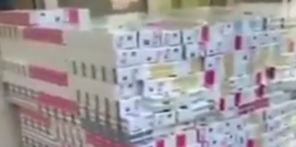 إحباط محاولة تهريب كميات كبيرة من كروز السجائر إلى المملكة