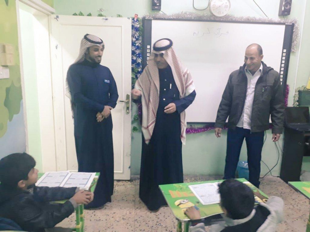 مساعد مدير تعليم الحدود الشمالية يتفقد مدارس منارات عرعر الأهلية