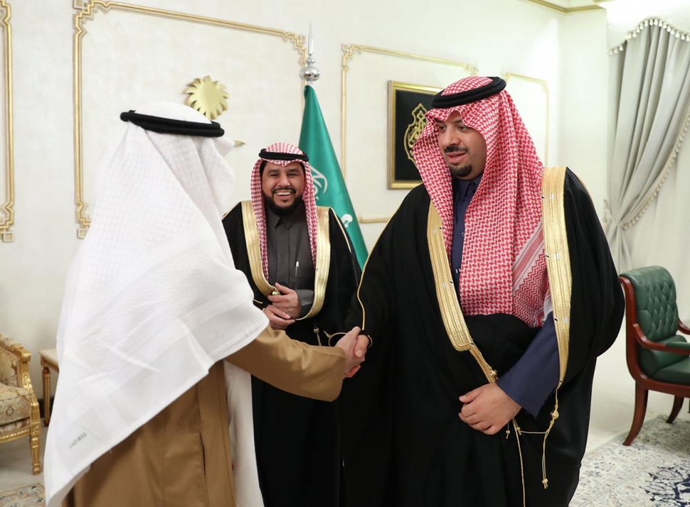 سمو أمير الحدود الشمالية يستقبل الطلاب الحاصلين على مراكز متقدمة على مستوى المملكة