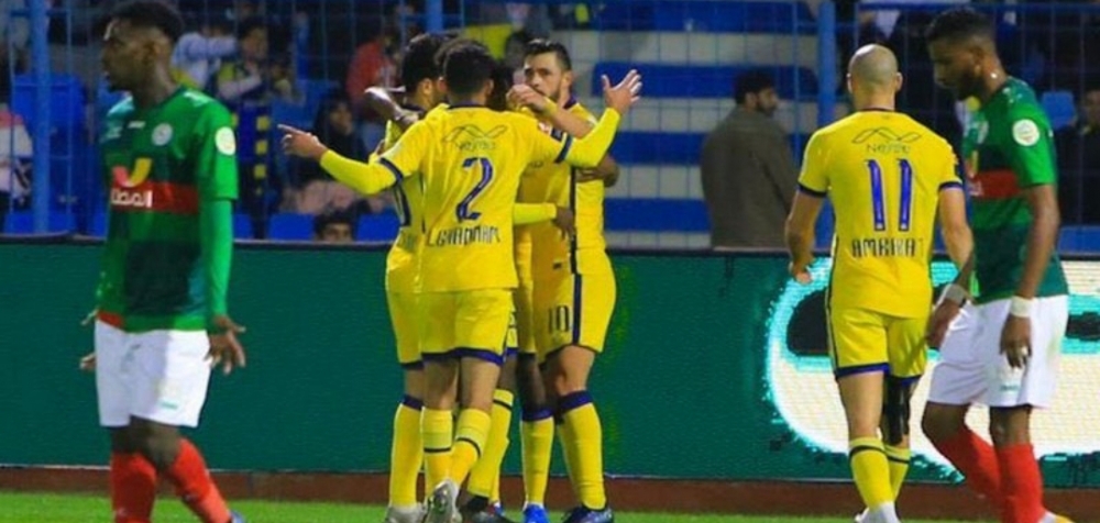 حمد الله يقود النصر للتغلب على الإتفاق بدوري الأمير محمد بن سلمان