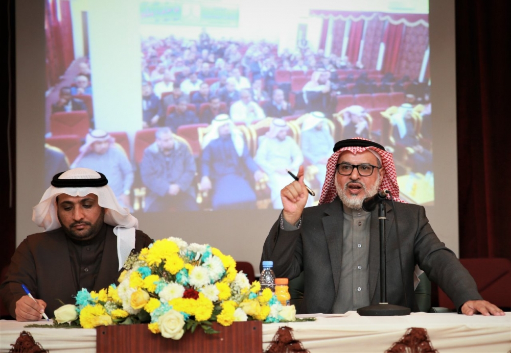 مدير جامعة الحدود الشمالية يتفقد فرع الجامعة بمحافظة رفحاء