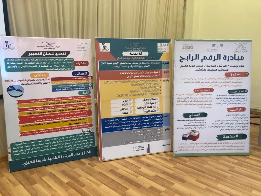 اختام فعاليات الملتقى الإرشادي الأول بتعليم الحدود الشمالية