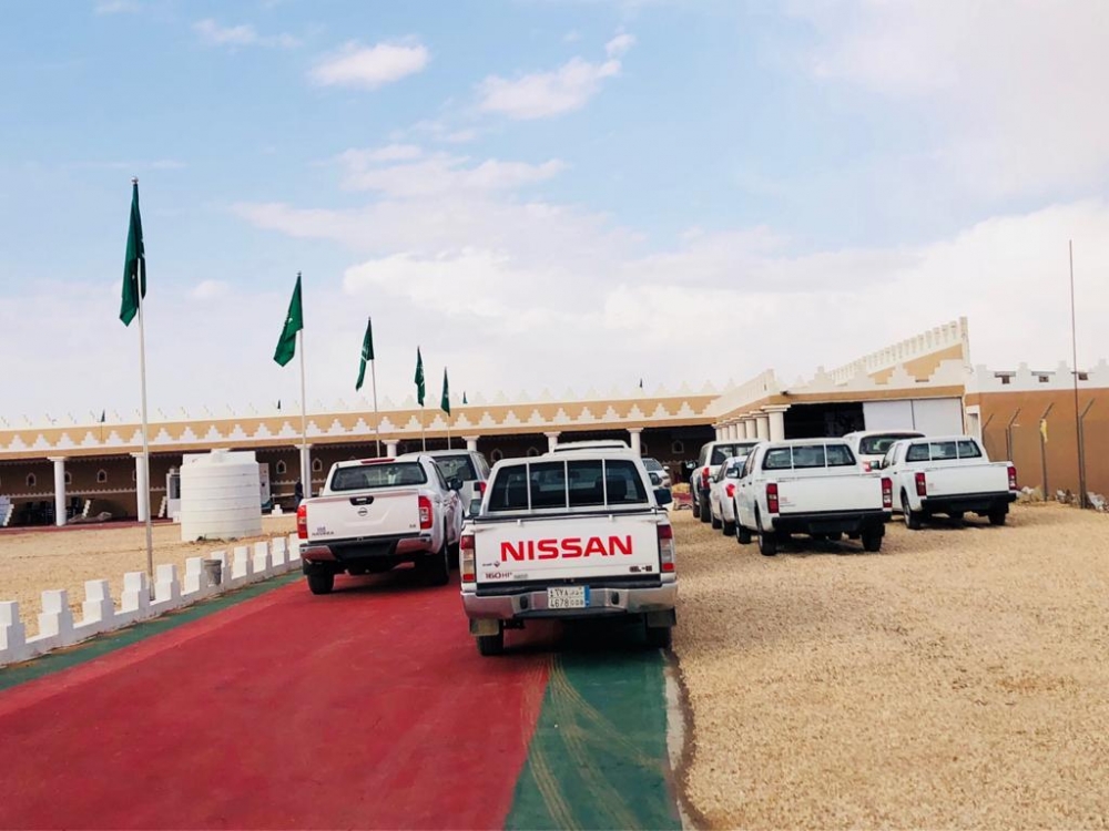 ألف صقرا تحلق في سماء طريف