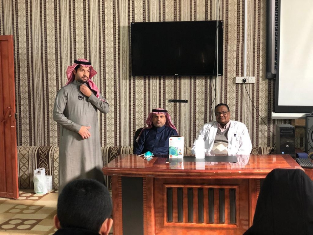 محاضرة توعوية عن فايروس (كورونا) لنزلاء دار الملاحظة بعرعر