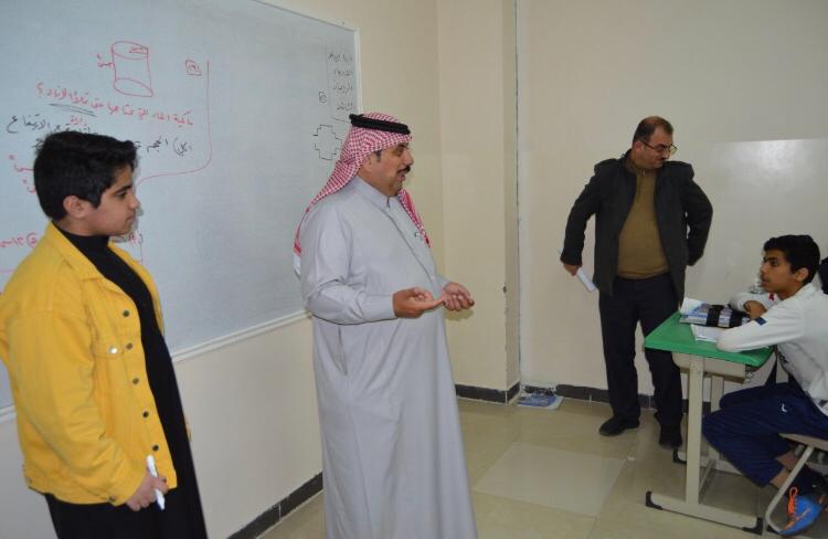 بحضور مدير الإشراف التربوي بتعليم الحدود الشمالية .. إقامة درس تطبيقي بمادة (لغتي الخالدة)