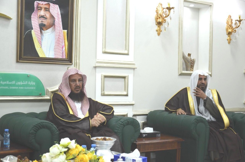 مدير فرع الشؤون الإسلامية في الحدود الشمالية يستقبل معالي عضو هيئة كبار العلماء الدكتور عبدالسلام السليمان