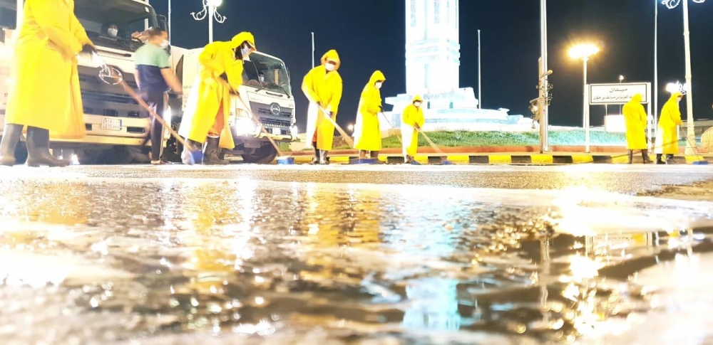 أمانة الحدودالشمالية تقوم بزيارة 4451 منشأة وتتلف 15858 كجم من المضبوطات