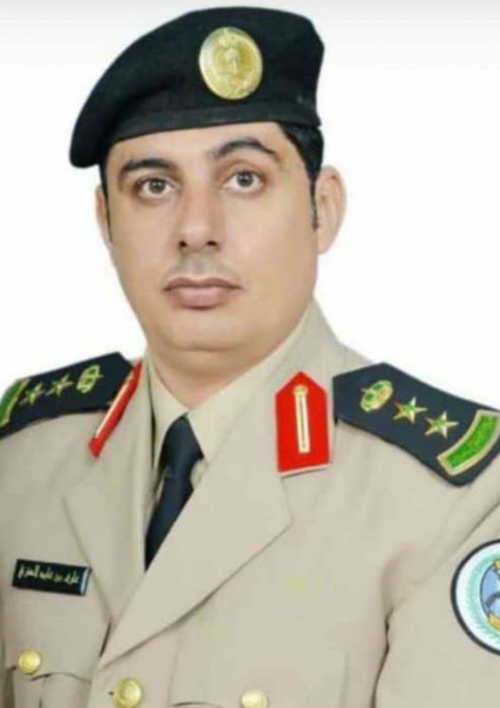 تكليف العقيد : عارف عايد العنزي مساعداً لقائد قطاع حرس الحدود بمحافظة طريف