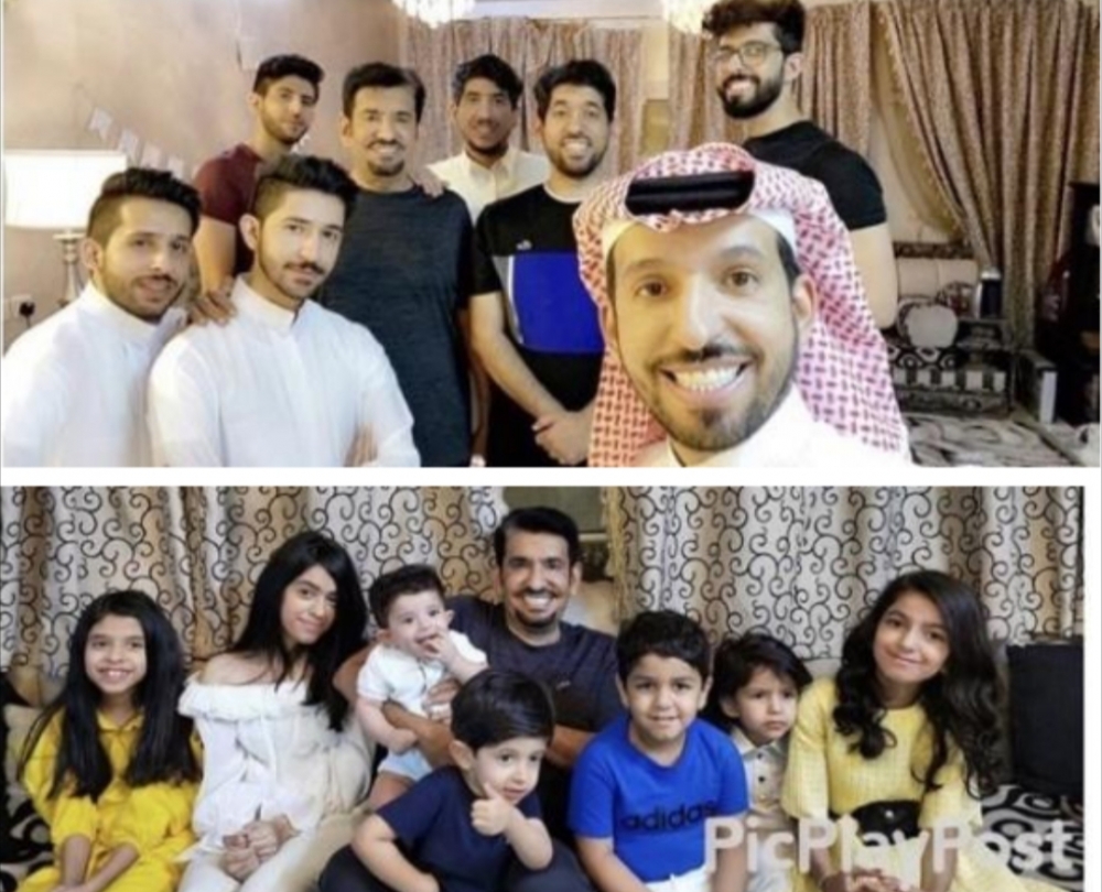 لقيتا تداولاً واسعاً .. عبدالله السدحان ينشر صورتين له برفقة أبنائه وأحفاده