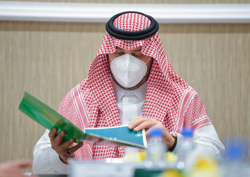 سمو أمير الحدود الشمالية يرأس اجتماع التميز المؤسسي