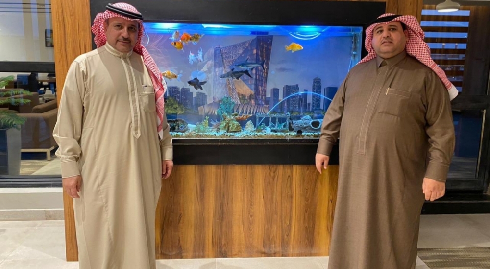 رئيس الغرفة التجارية بالحدود الشمالية يقوم بزيارة لعدد من المشاريع بعنيزة والزلفي