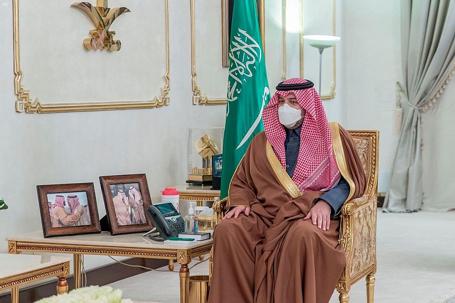 سمو أمير الحدود الشمالية يستقبل رئيس وأعضاء مجلس إدارة جمعية ترفيه