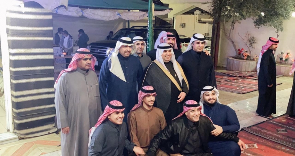 رجل الأعمال : مزعل سلطان الذايدي يحتفي بزفاف حفيده المهندس : سلطان فلاح مزعل الذايدي