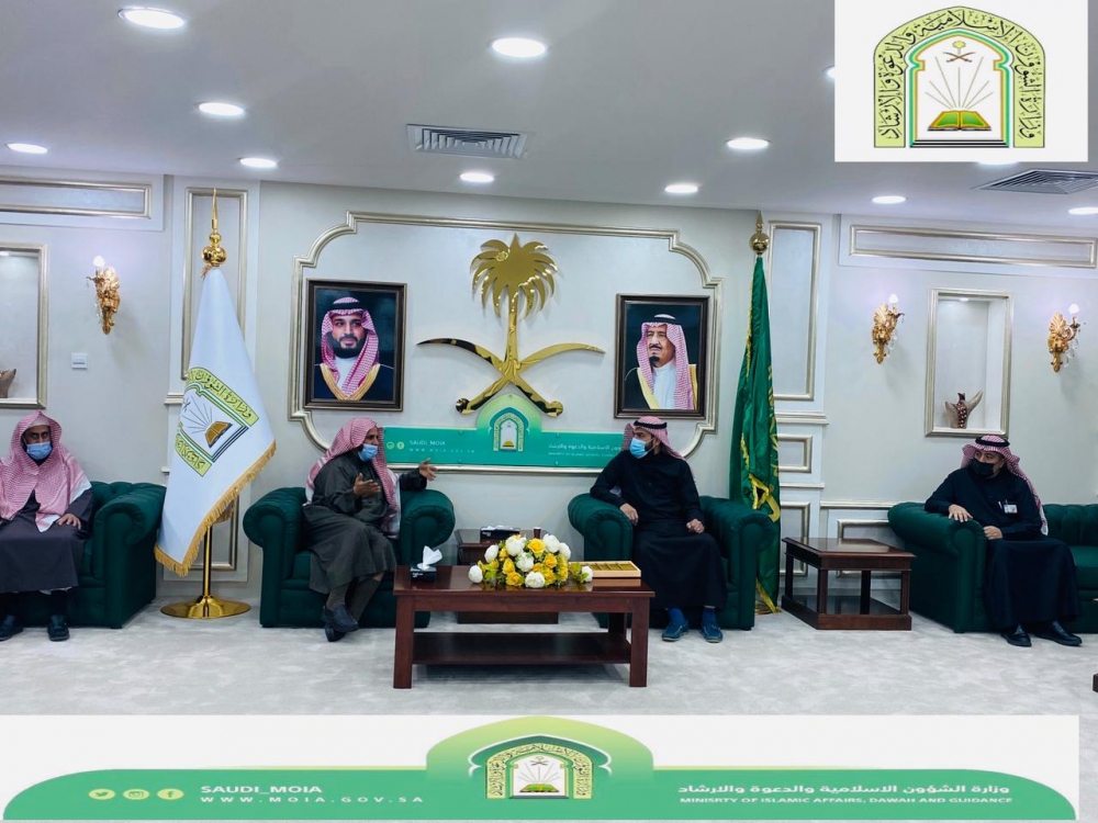 مدير فرع وزارة الشؤون الإسلامية بالحدود الشمالية يستقبل مدير فرع هيئة الهلال الأحمر بالمنطقة