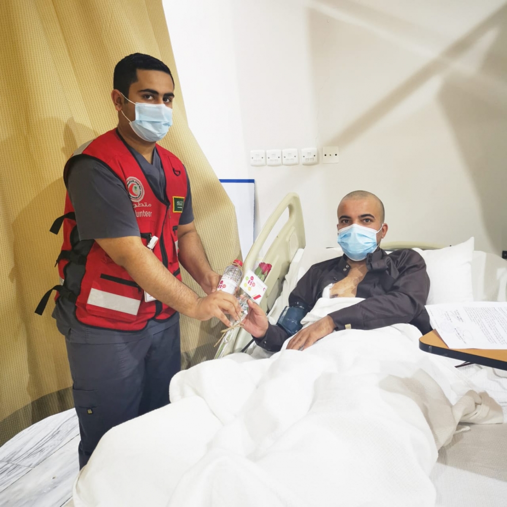 زيارة فريق التطوع بمنطقة الحدود الشمالية لمرضى غسيل الكلى