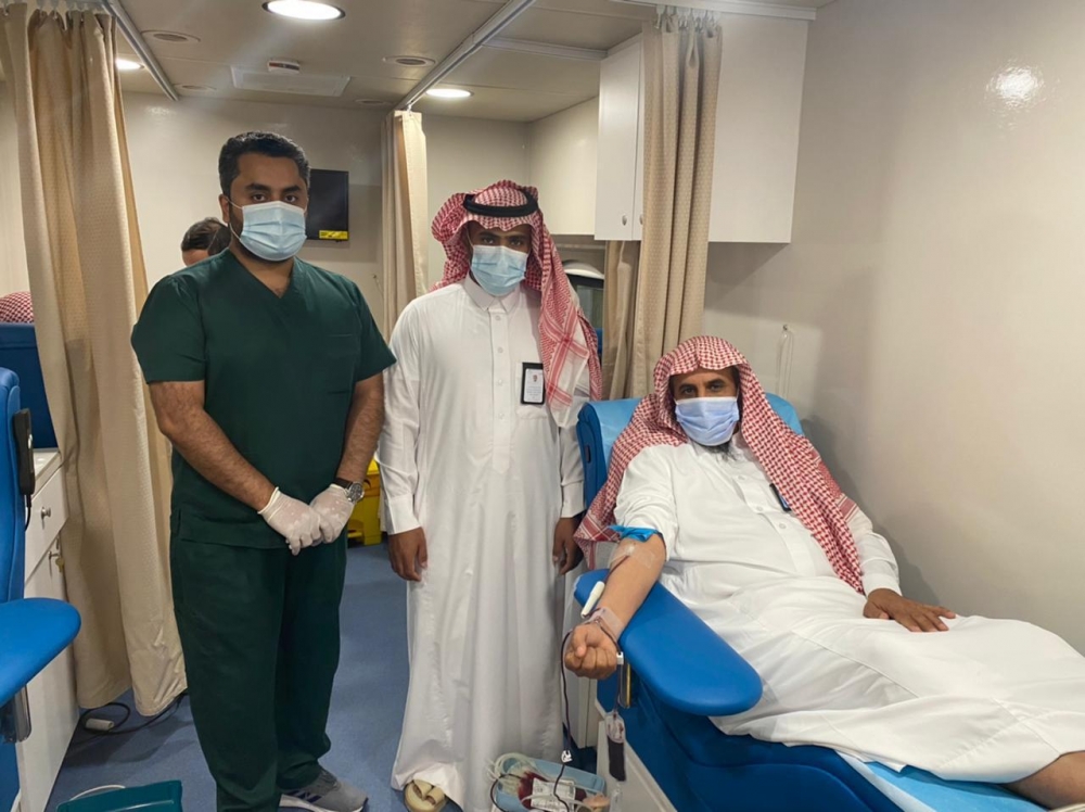 فرع الشؤون الإسلامية بالحدود الشمالية يشارك باليوم العالمي للتبرع بالدم
