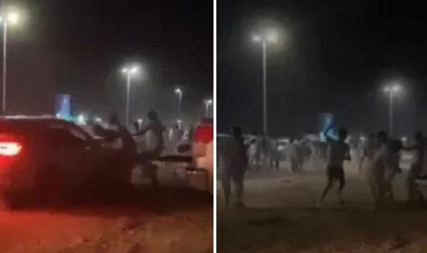 القبض على المتورطين في فيديو المضاربة الجماعية التي شهدت دهس عدد من الأشخاص بحفر الباطن