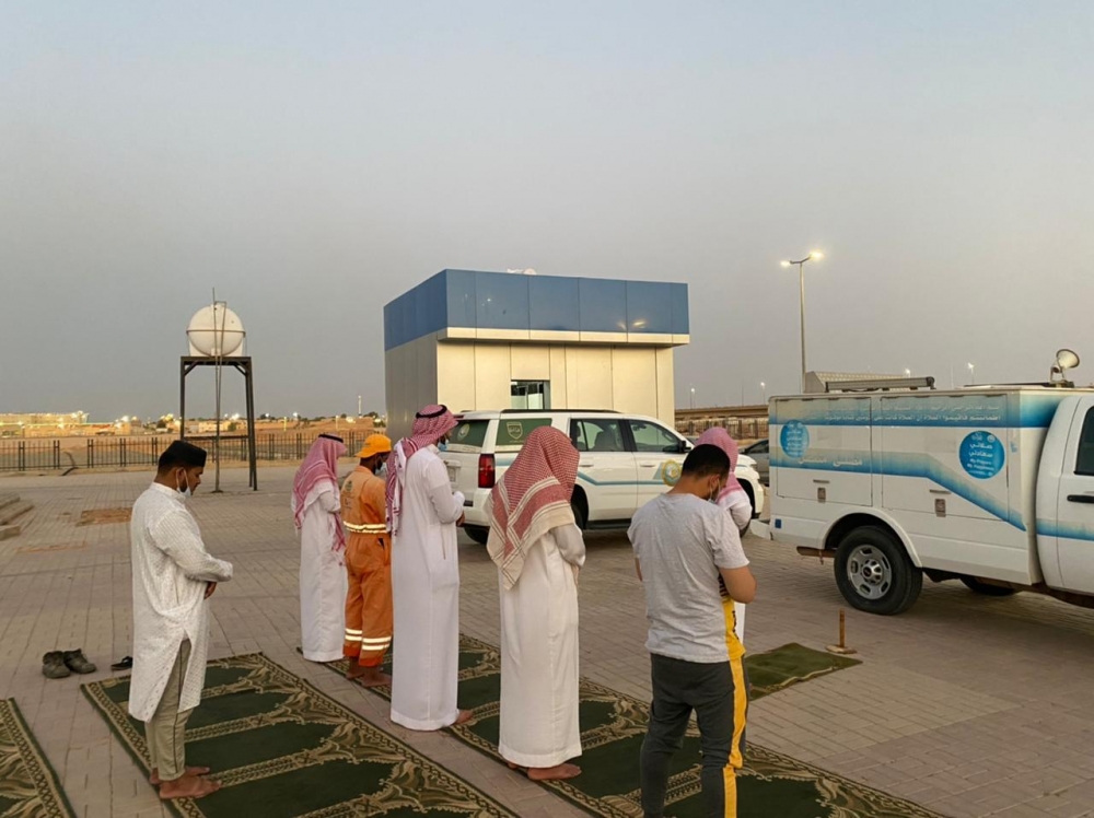 فرع هيئة الأمر بالمعروف بمنطقة الحدود الشمالية يفعّل المصلى المتنقل