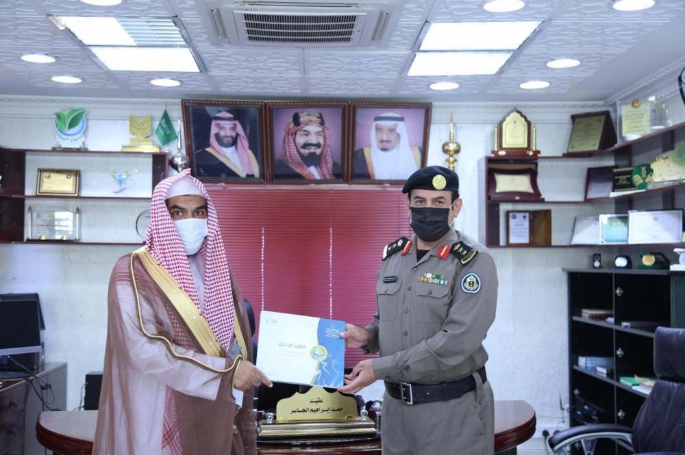 مدير عام هيئة الأمر بالمعروف بمنطقة القصيم يزور قائد قوة أمن الطرق بالمنطقة