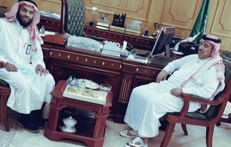 مدير الإشراف التربوي بتعليم الحدود الشمالية يقوم بزيارة الإشراف التربوي بالرياض